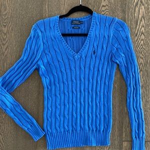 Navy blue Polo Ralph Lauren pima cotton sweater